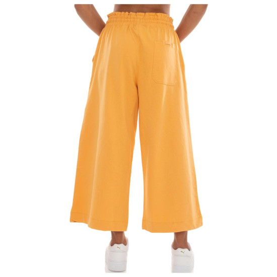 Be Nation Γυναικείο παντελόνι Terry Cropped 7/8 Wide Leg Pants